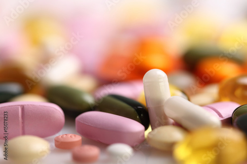 Fotografia Tabletten und Pillen, Medikamente