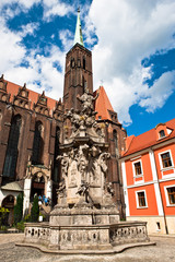 Monuments in Wroclaw, Poland