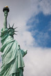 vue latérale statue de la liberté new york