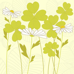 Canvas Print - floral design vector