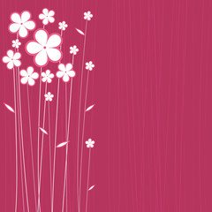 Canvas Print - floral design vector