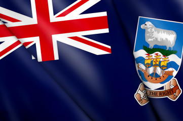 Flag of Falkland Islands (UK)