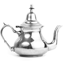 Tea Pot Plate Isolated White Background