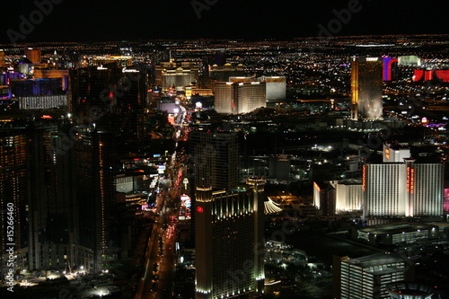 Board z aluminiowym obramowaniem Las vegas strip
