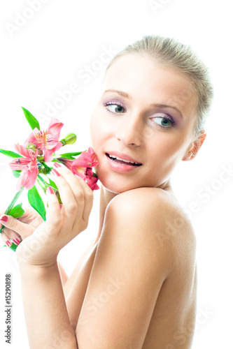 Beautiful Nacked Girl With Flowers Buy This Stock Photo And Explore Similar Images At Adobe Stock Adobe Stock