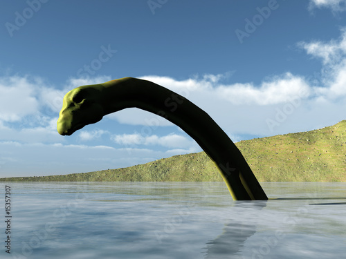 Board z aluminiowym obramowaniem Potwór z Loch Ness