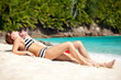 © amriphoto.com - sunbathing on wonderful beach
