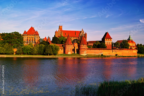 Naklejka samoprzylepna Malbork / marienburg castle