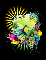 Wall Mural - vector abstracto