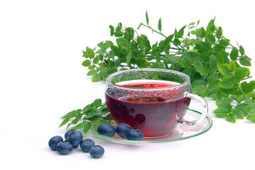 Poster - Tee Heidelbeere - blueberry tea 13