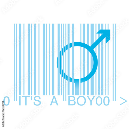 baby barcode junge Stock Vector Adobe Stock