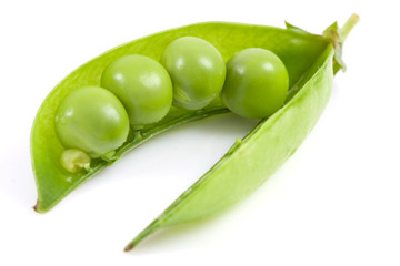 Peas isolated