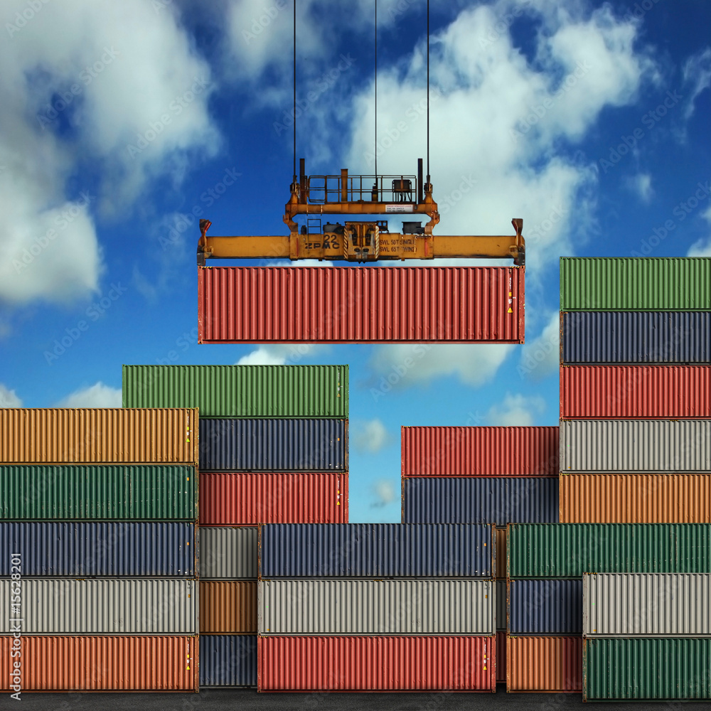 Freight Container Photos Freight Containers Stock Photo | Adobe Stock