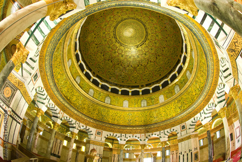 Dome Of Rock Interior Isreal Buy This Stock Photo And