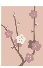 Wall Mural - ume
