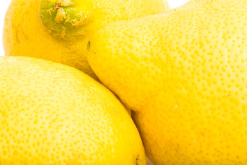 closeup of lemon