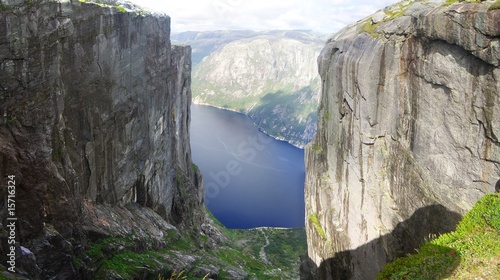 Obraz na płótnie canvas Lysefjord vom kjeragbolten