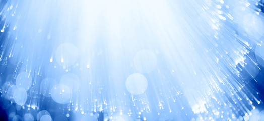 blue fiber optics