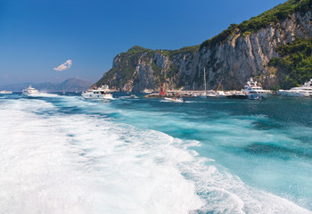 Canvas Print - Capri island in Italy