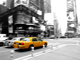 Fototapeta Nowy York - Taxi at times square