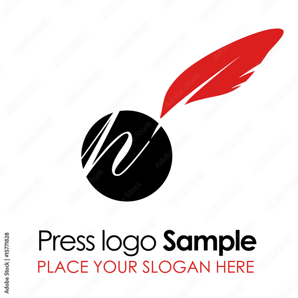Press logo template