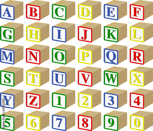 3d Baby Block Vector Illustration Great For Baby Fonts Stock Vector Adobe Stock