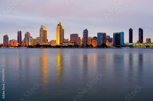 Tapeta ścienna San Diego w nocy