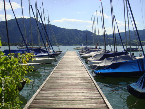 Tapeta ścienna Butsteg am tegernsee
