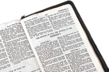 Bible Open To Hebrews