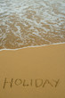 © redrex - Holiday written in the Sand
