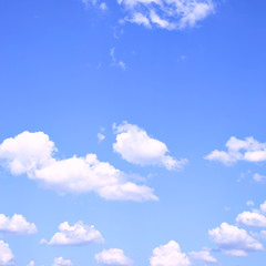 Wall Mural - blue sky and clouds
