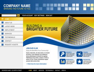 Business Technology Website Template