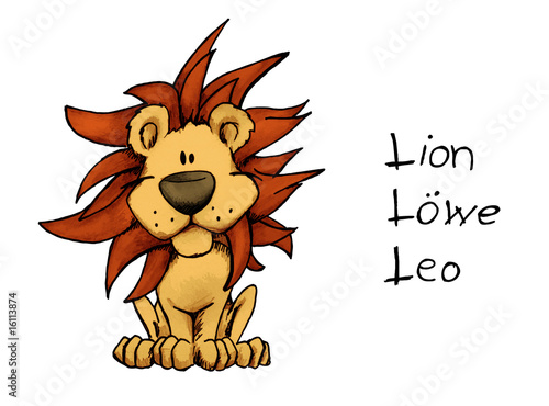 Fotografía  Löwe, Lion, Leo, Sternzeichen