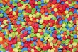 Brightly-coloured Sugar confetti background