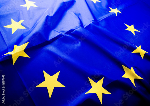 Board z aluminiowym obramowaniem Flaga unii europejskiej