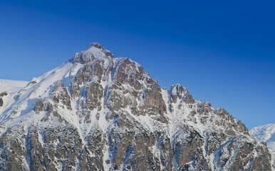 Winter mountain landscape