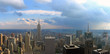 Thunderstorm approaching Manhattan, New York