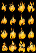 Collection of vector fires