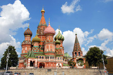 St.Basil's Cathedral In Moscow