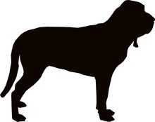 Bloodhound Sillhouette