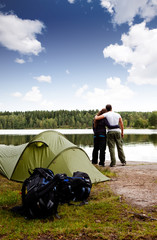 Wall Mural - Summer Camping