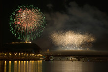 Fireworks In Budapest
