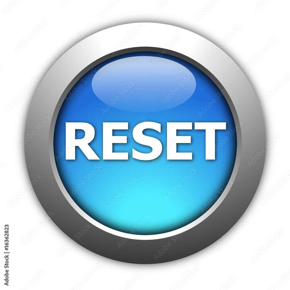 reset button Stock Illustration | Adobe Stock