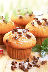 Sticker - Muffins topped with chocolate shavings