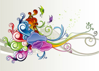 Wall Mural - vector abstracto