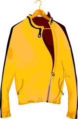 hanging sport jacket