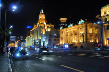 Wall Mural - China Shanghai Bund night view