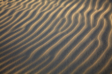 Undulating Texture On A Sand