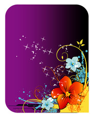 Wall Mural - flores en vector