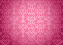 Luxury Pink Ornamental Pattern